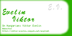 evelin viktor business card